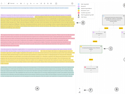 VISAR: A Human-AI Argumentative Writing Assistant with Visual Programming and Rapid Draft Prototyping