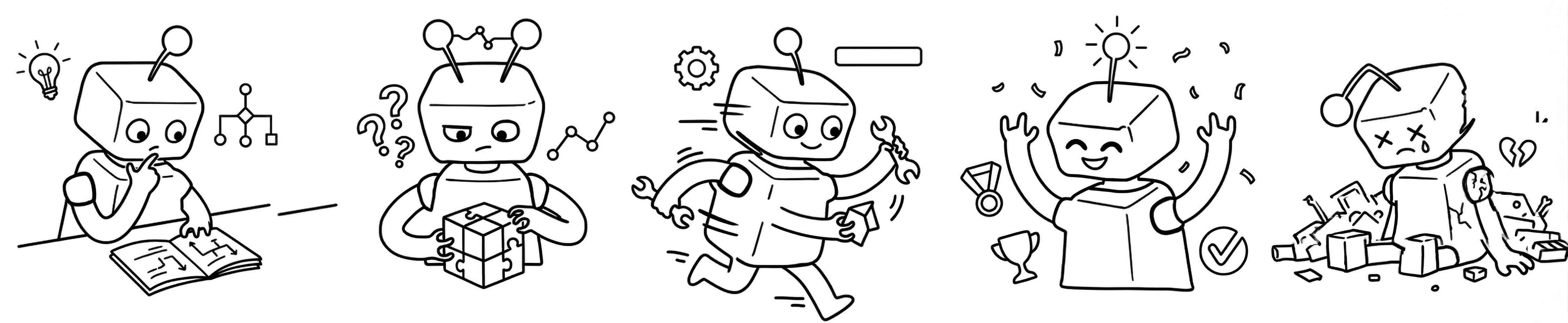 Agent behaviors illustration